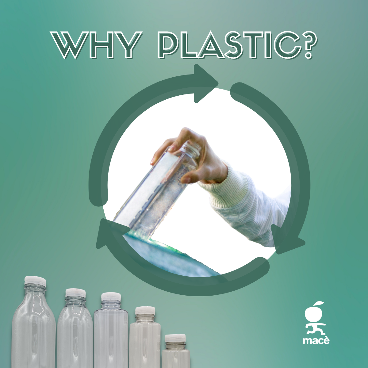 Perch usiamo le bottiglie di plastica?