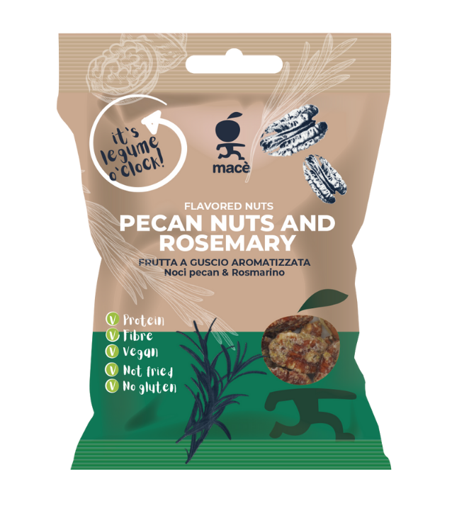 noci pecan croccanti aromatizzate al rosmarino