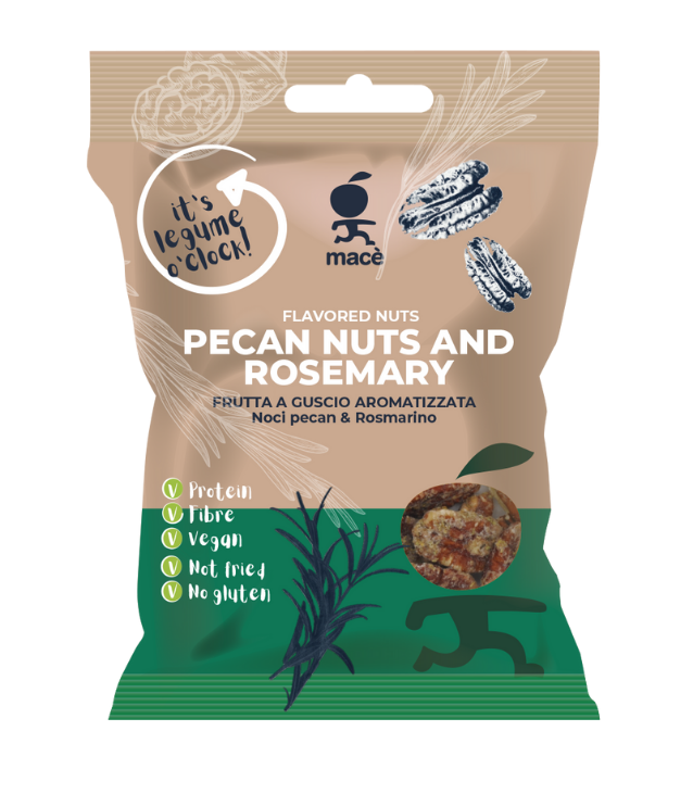 Crunchy pecans flavored with rosemary