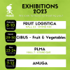 2023 trade fair calendar in which Macé participates: fruit logistics 8-10 February, Cibus 29-30 March, PLMA 23-24 May, ANUGA 7-12 October