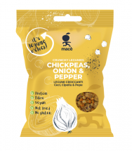 ceci croccanti aromatizzati alla cipolla e pepe nero