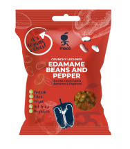 Edamame beans and bell pepper